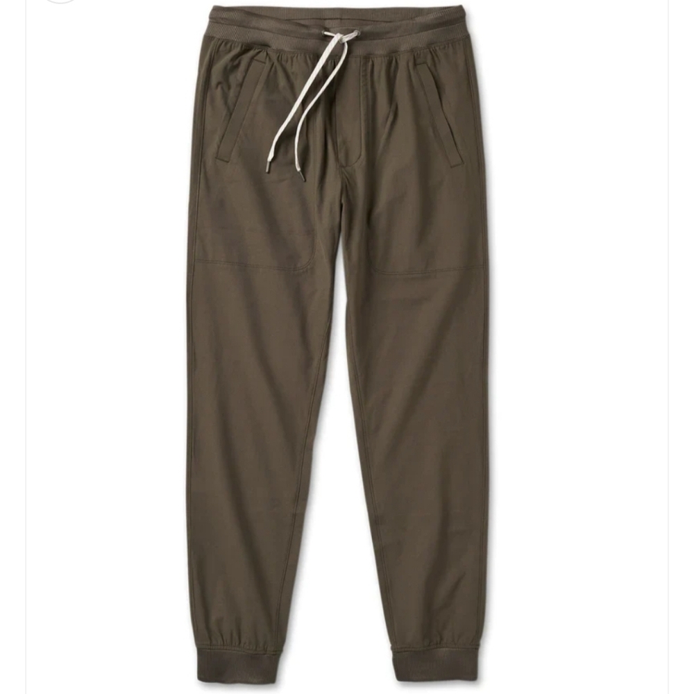 NWOT Vuori Men's Olive Green Meta Joggers